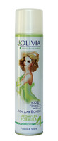 Лак для волосся «Olivia» POWER & SHINE з екстрактом зеленого чаю. Сильна фіксація.